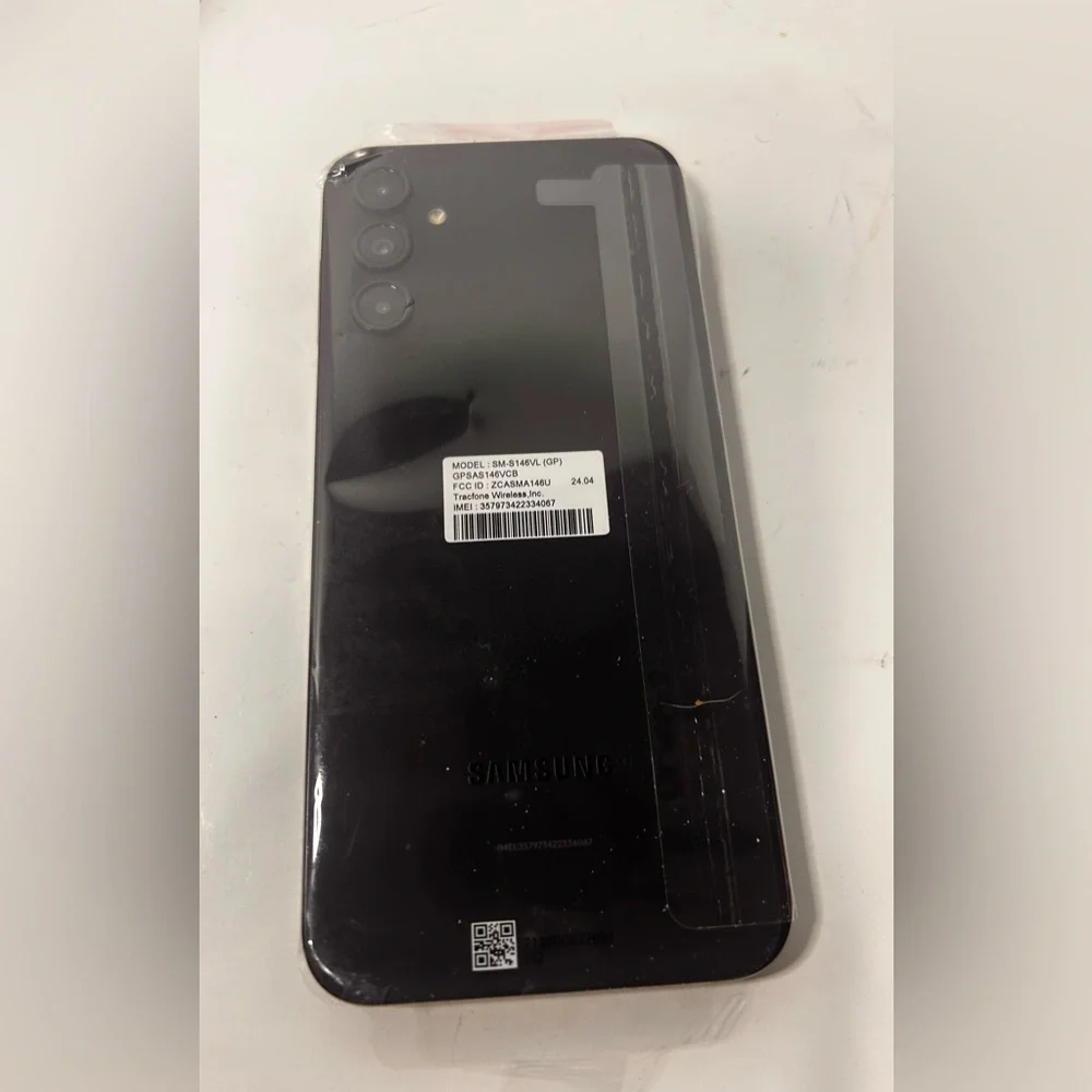 (2) Samsung Galaxy A14 5G Straight Talk. Black. Two Phones.Tested. SM-S146VL (GP